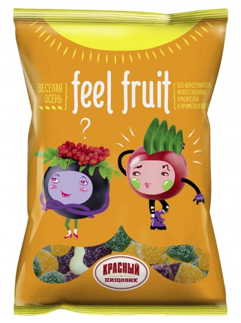 Мармелад фас. Жев. Веселая Осень Feel Fruit пак.75гр Кр.Пищевик